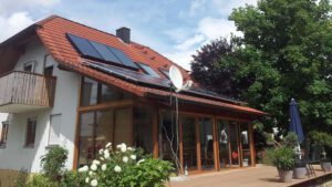 Baustelle, energypoint, Holzhausen, Schweinfurt, Photovoltaik, Module, Solar